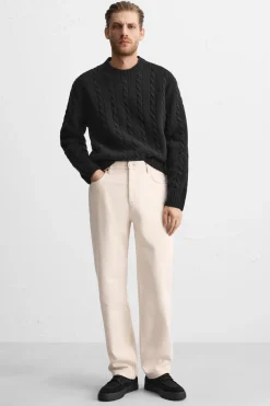 ZARA Desportivos|Sapatos^SAPATILHA DE PELE CASUAL Preto