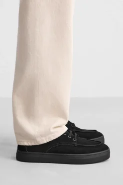 ZARA Desportivos|Sapatos^SAPATILHA DE PELE CASUAL Preto