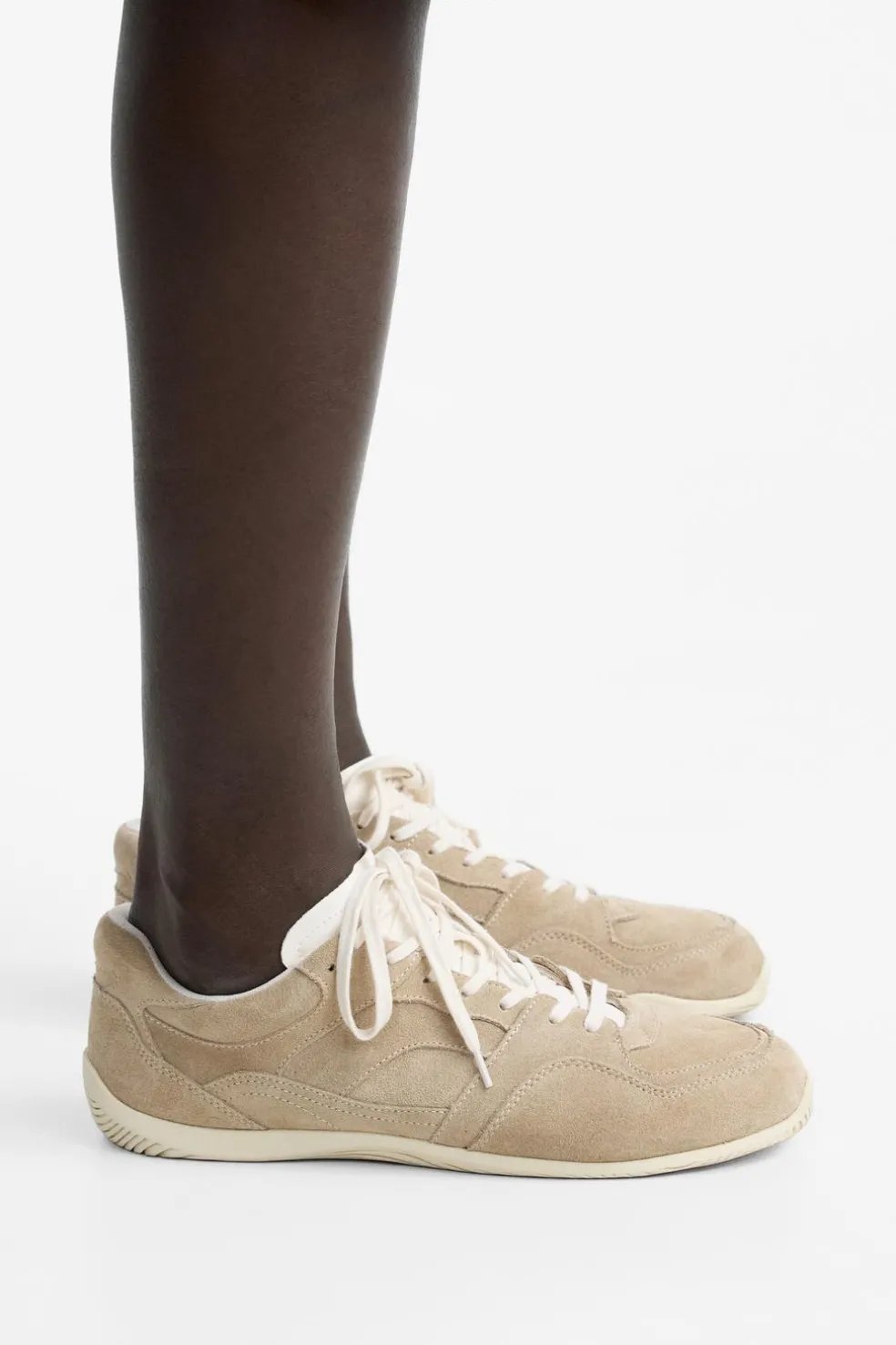 ZARA Desportivos|Sapatos^SAPATILHA DE PELE EDIÇÃO LIMITADA Bege