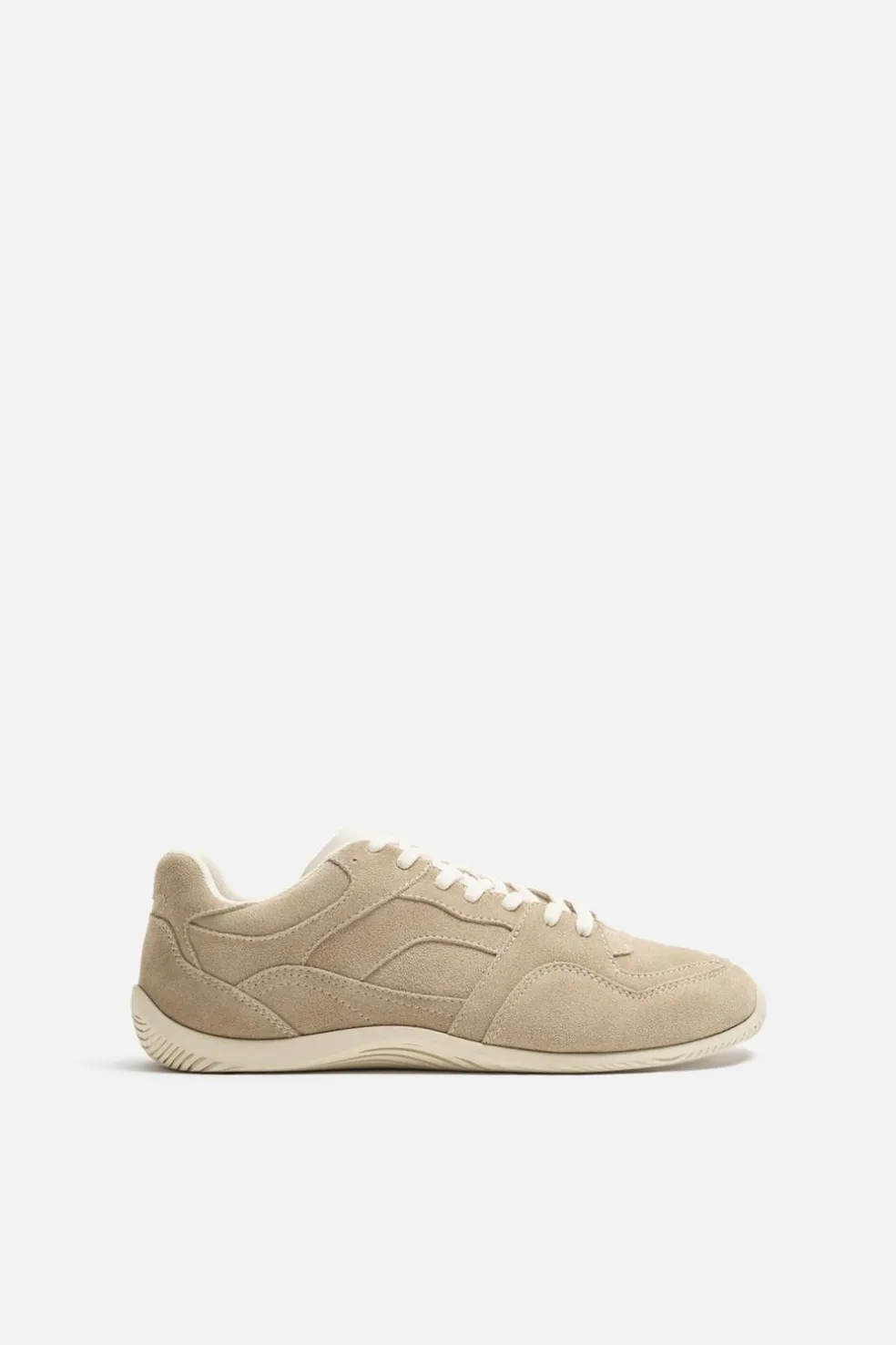 ZARA Desportivos|Sapatos^SAPATILHA DE PELE EDIÇÃO LIMITADA Bege
