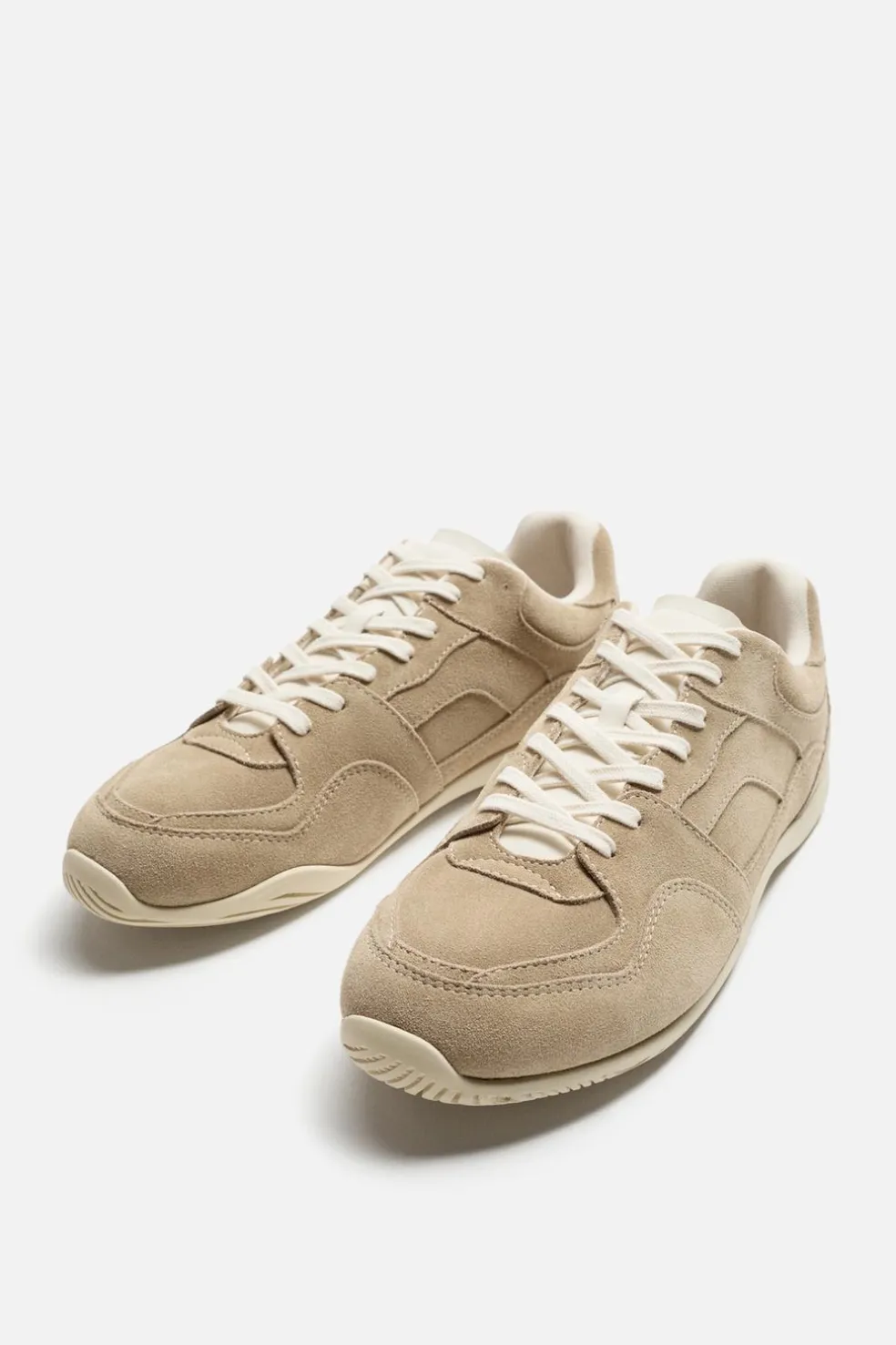 ZARA Desportivos|Sapatos^SAPATILHA DE PELE EDIÇÃO LIMITADA Bege