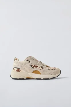 SAPATILHA DESPORTIVA PELE COW-ZARA Cheap