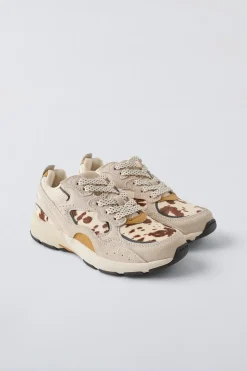 SAPATILHA DESPORTIVA PELE COW-ZARA Cheap