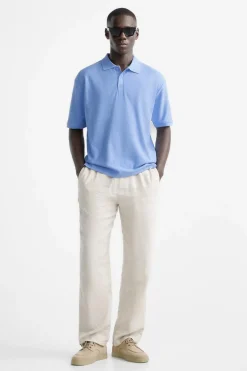 ZARA Desportivos|Sapatos^SAPATILHA EM PELE CASUAL Castanho-areia