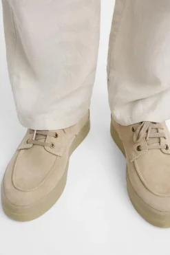 ZARA Desportivos|Sapatos^SAPATILHA EM PELE CASUAL Castanho-areia