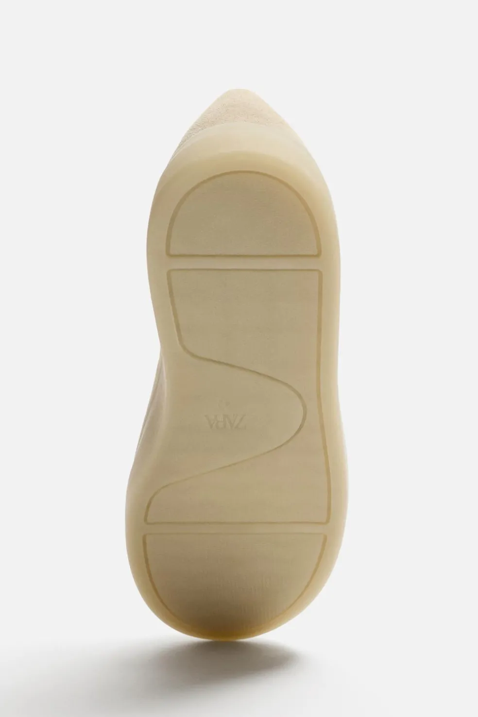 ZARA Desportivos|Sapatos^SAPATILHA EM PELE CASUAL Castanho-areia