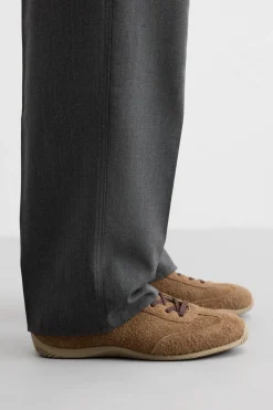 ZARA Desportivos|Sapatos^SAPATILHA EM PELE EDIÇÃO LIMITADA AREIA/CASTANHO