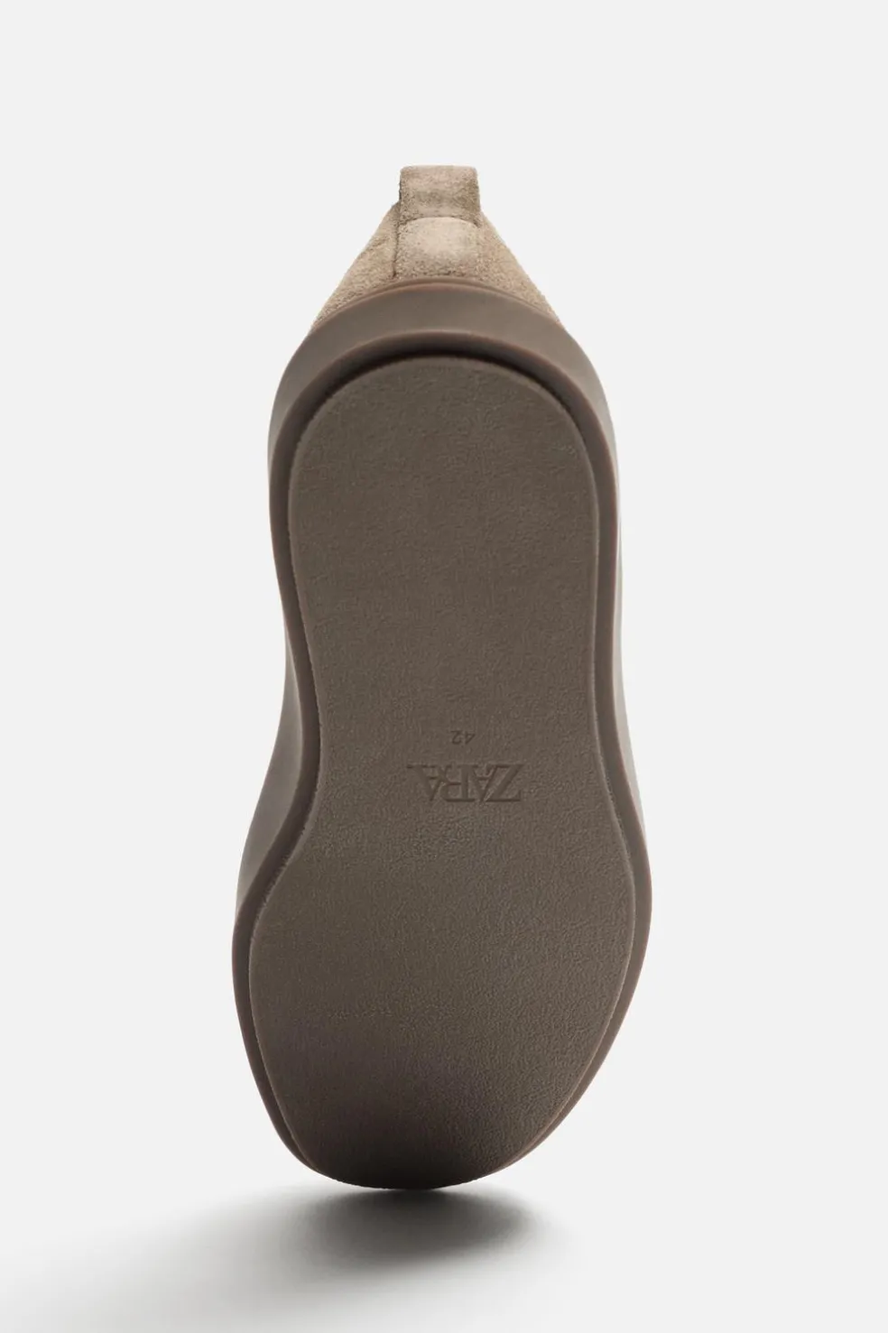 ZARA Desportivos|Sapatos^SAPATILHA PELE SEM ATAADORES Castanho