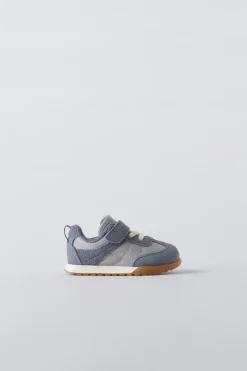 SAPATILHAS DESPORTIVAS DE PELE COMBINADAS-ZARA Best