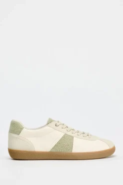 ZARA Winter Layersnew|Sapatos^SAPATILHAS DESPORTIVAS TÉNIS COR Branco-cru