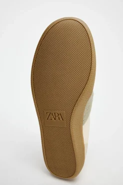 ZARA Winter Layersnew|Sapatos^SAPATILHAS DESPORTIVAS TÉNIS COR Branco-cru