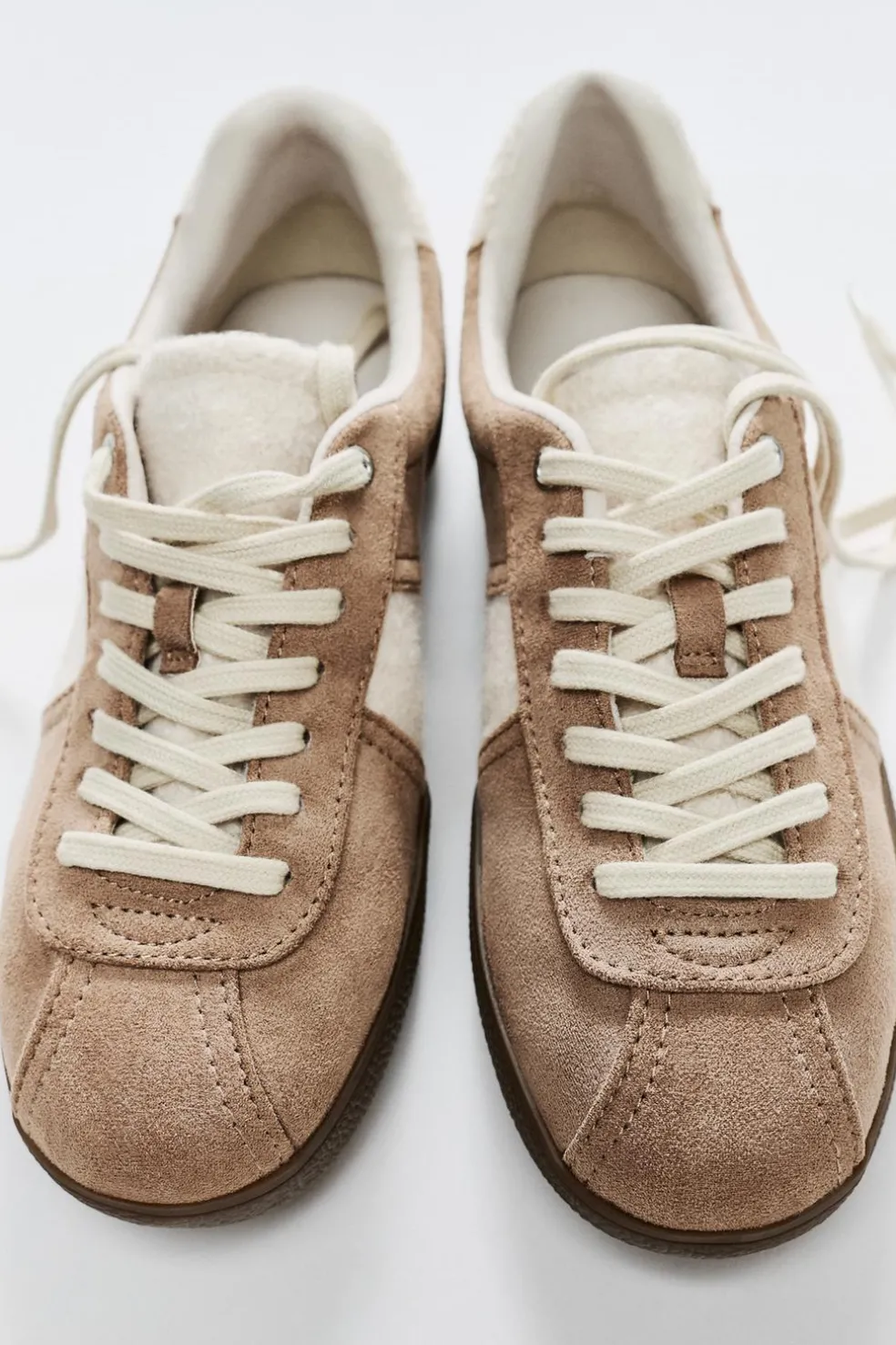 ZARA Winter Layersnew|Sapatos^SAPATILHAS DESPORTIVAS TÉNIS COR Castanho