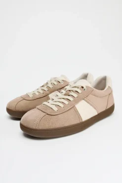 ZARA Winter Layersnew|Sapatos^SAPATILHAS DESPORTIVAS TÉNIS COR Castanho