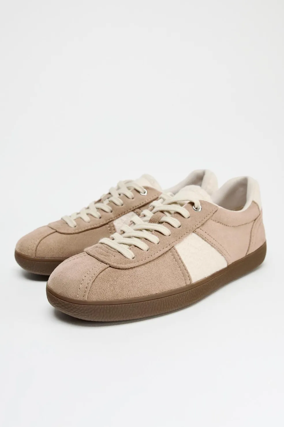 ZARA Winter Layersnew|Sapatos^SAPATILHAS DESPORTIVAS TÉNIS COR Castanho