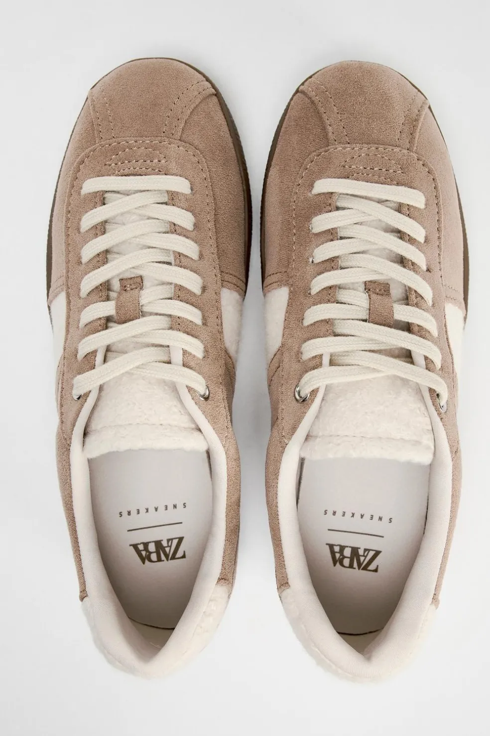 ZARA Winter Layersnew|Sapatos^SAPATILHAS DESPORTIVAS TÉNIS COR Castanho