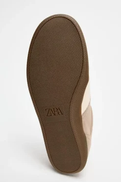 ZARA Winter Layersnew|Sapatos^SAPATILHAS DESPORTIVAS TÉNIS COR Castanho
