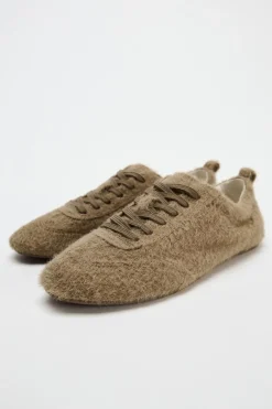 ZARA Winter Layersnew|Sapatos^SAPATO BLUCHER PELO torrado