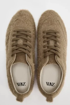 ZARA Winter Layersnew|Sapatos^SAPATO BLUCHER PELO torrado