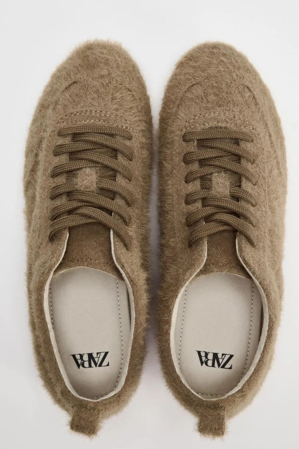 ZARA Winter Layersnew|Sapatos^SAPATO BLUCHER PELO torrado