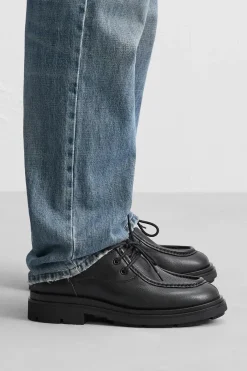ZARA Pele|Sapatos^SAPATO DE PELE COM REBORDO Preto