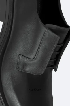 ZARA Vestuário De Inverno|Pele^SAPATO EM PELE COM VOLUME Preto