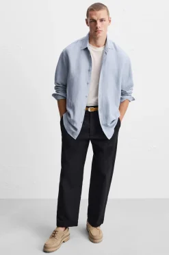 ZARA Sapatos^SAPATO NÁUTICO DE PELE Bege