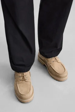 ZARA Sapatos^SAPATO NÁUTICO DE PELE Bege