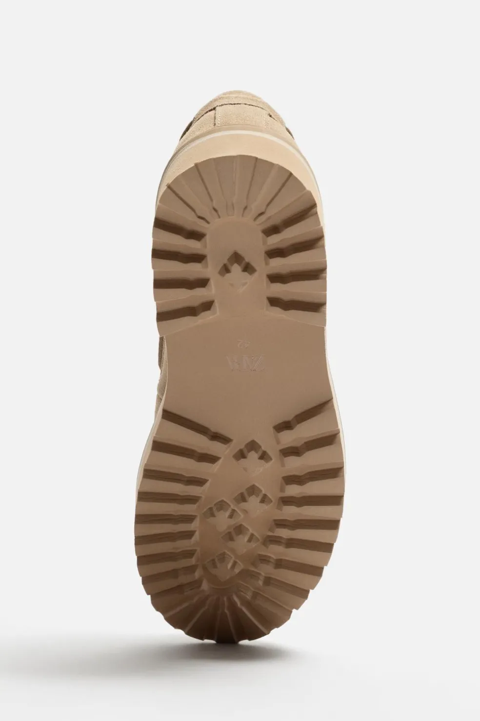 ZARA Sapatos^SAPATO NÁUTICO DE PELE Bege