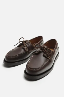 ZARA Sapatos^SAPATO NÁUTICO PELE LIMITED EDITION Castanho