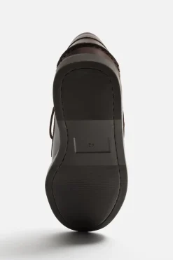 ZARA Sapatos^SAPATO NÁUTICO PELE LIMITED EDITION Castanho