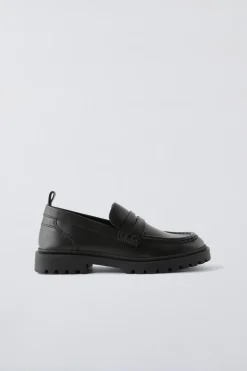 SAPATOS COLEGIAIS EM PELE-ZARA Clearance