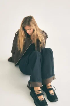 ZARA Sapatos^SAPATOS COM SOLA COM RASTO Preto