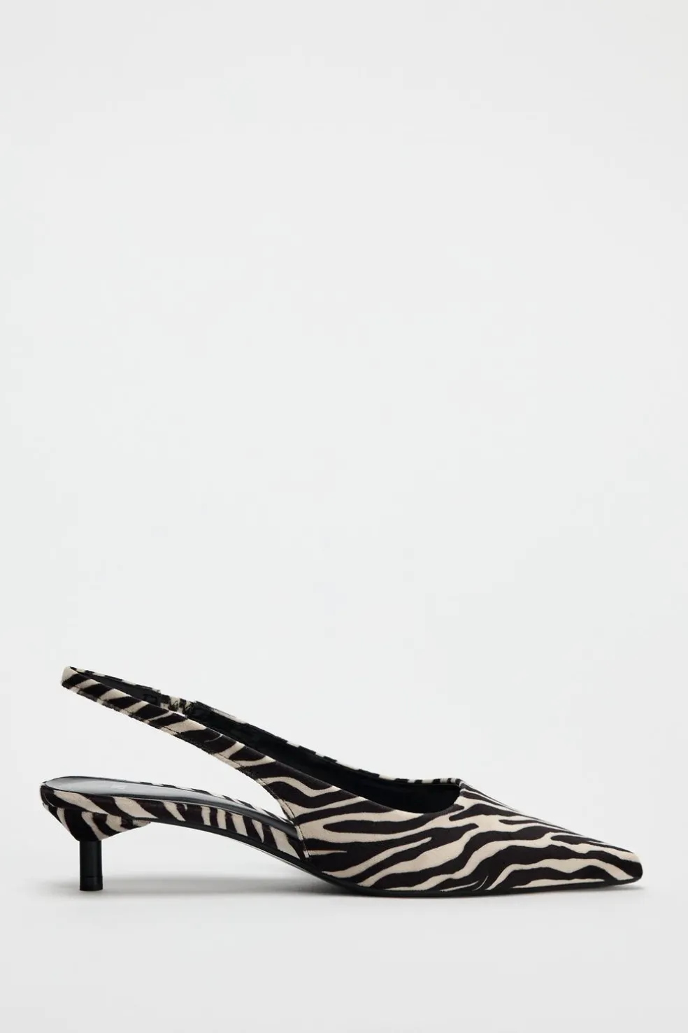 ZARA Sapatos^SEM CALCANHAR COM ESTAMPADO ANIMAL Zebra