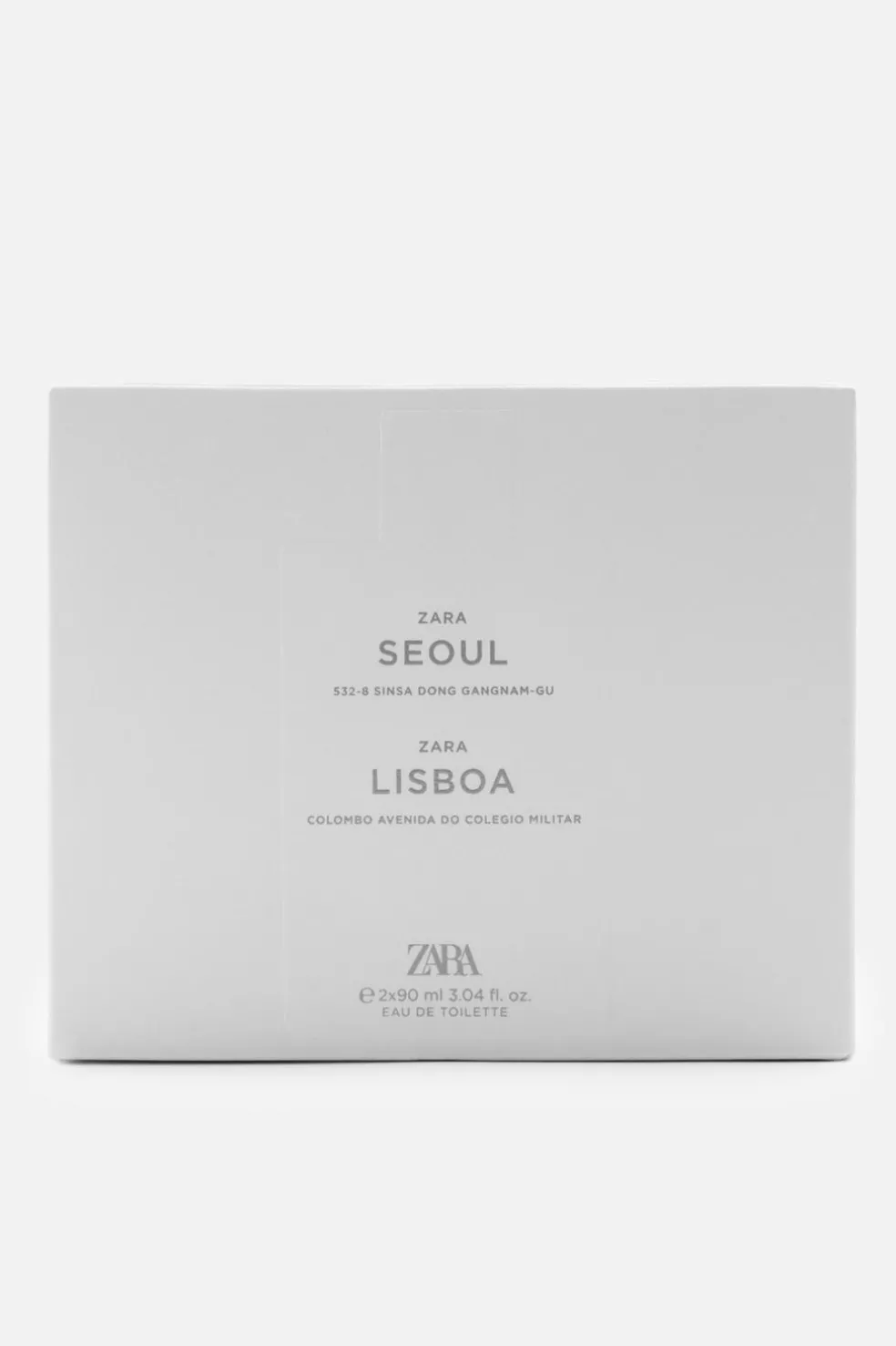 ZARA Perfumes^SEOUL + LISBOA 90ML 0210/754