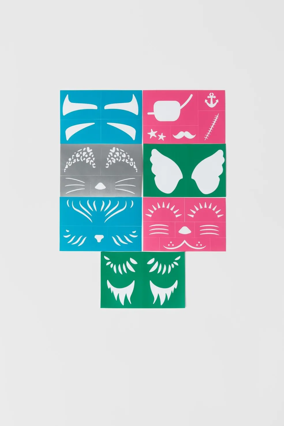 SET DE PALMILHAS MÁSCARAS FACIAIS-ZARA New