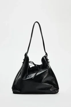 ZARA Malas^SHOULDER BAG COM DETALHE DE FIVELAS Preto
