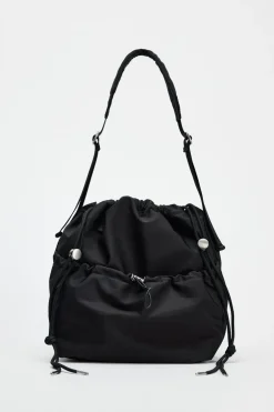 ZARA Malas^SHOULDER BAG NYLON Preto