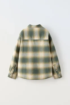 SOBRECAMISA QUADRADOS ACOLCHOADA-ZARA Discount