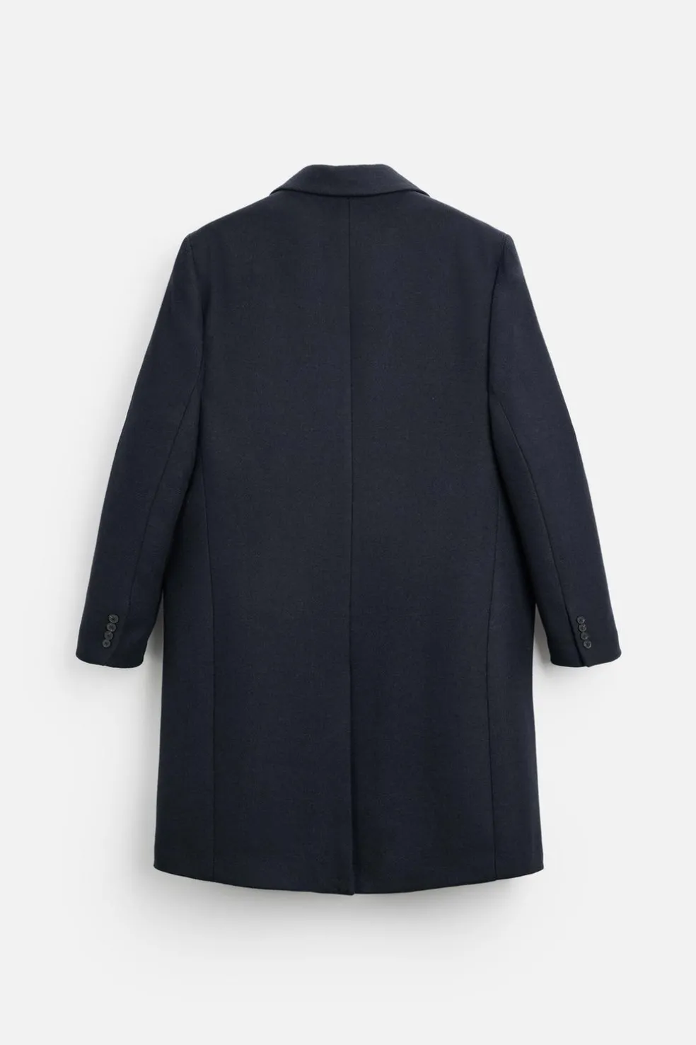 ZARA Vestuário De Inverno|Sobretudos / Gabardinas^SOBRETUDO COM LÃ Azul-marinho