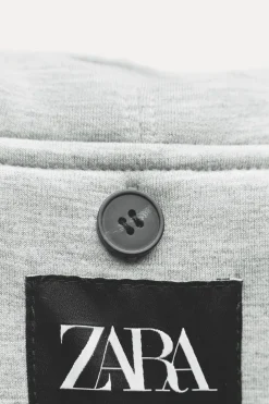 ZARA Winter Layersnew|Sobretudos / Anoraques^SOBRETUDO COMBINADO COM CAPUZ DESMONTÁVEL Preto