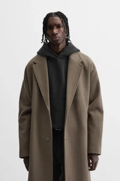 ZARA Vestuário De Inverno|Sobretudos / Gabardinas^SOBRETUDO OVERSIZE FIT AREIA/CASTANHO