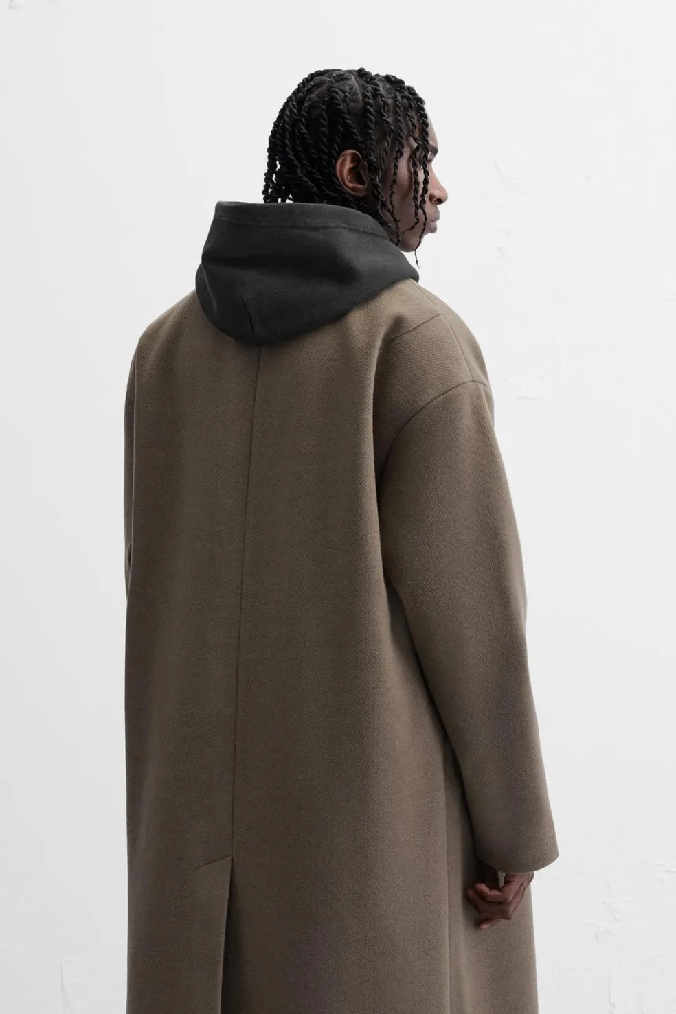 ZARA Vestuário De Inverno|Sobretudos / Gabardinas^SOBRETUDO OVERSIZE FIT AREIA/CASTANHO