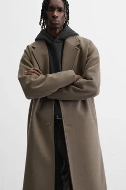 ZARA Vestuário De Inverno|Sobretudos / Gabardinas^SOBRETUDO OVERSIZE FIT AREIA/CASTANHO