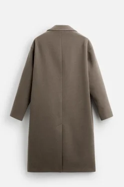 ZARA Vestuário De Inverno|Sobretudos / Gabardinas^SOBRETUDO OVERSIZE FIT AREIA/CASTANHO
