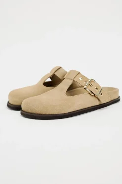 ZARA Sapatos^SOCAS CROUTE COM FIVELA Castanho