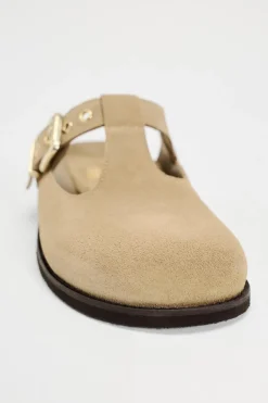 ZARA Sapatos^SOCAS CROUTE COM FIVELA Castanho