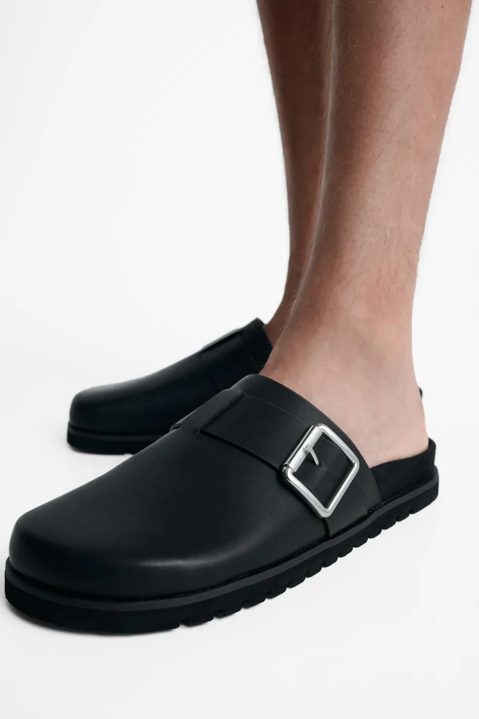 ZARA Sapatos^SOCAS DE FIVELA Preto