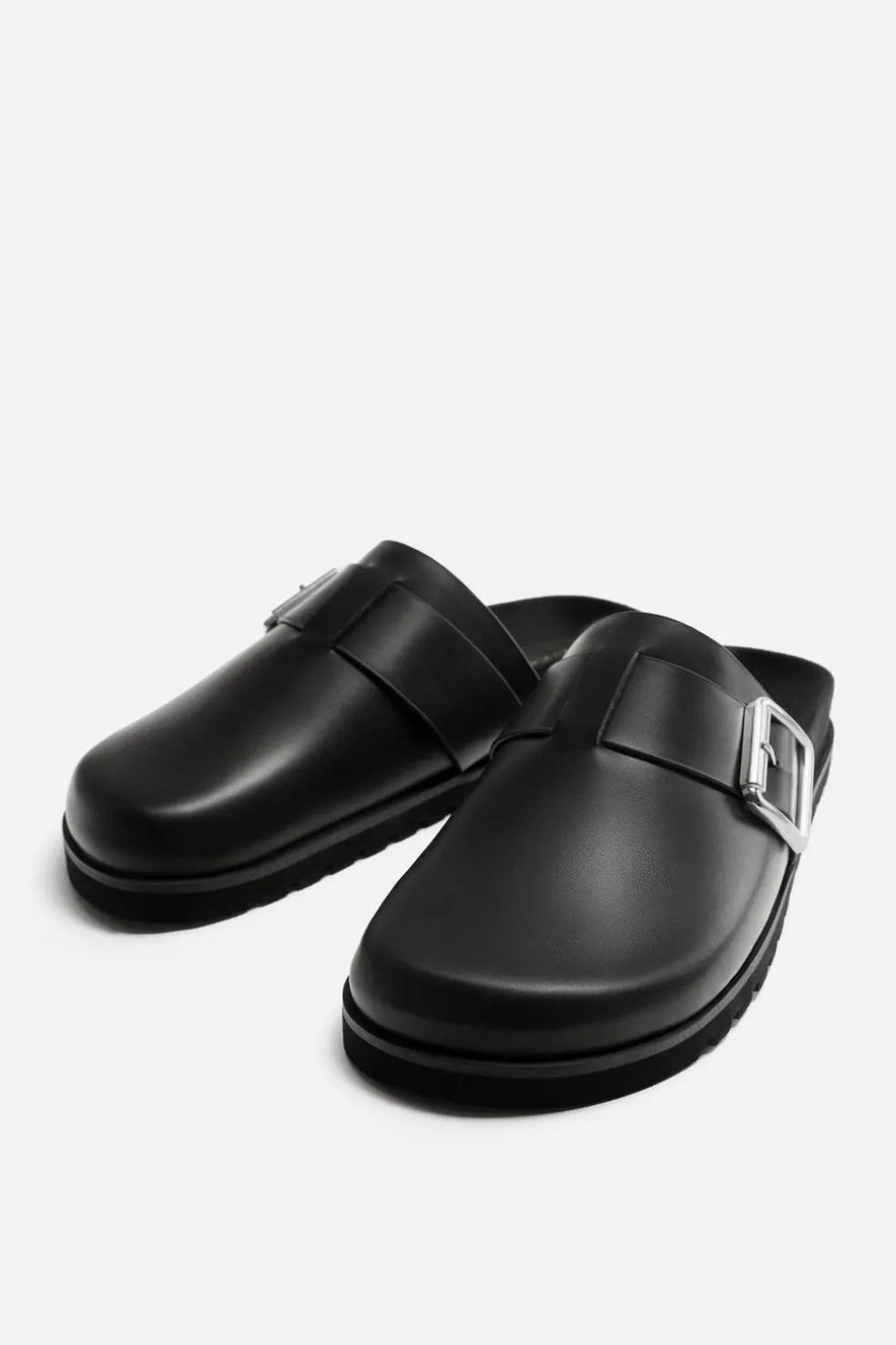 ZARA Sapatos^SOCAS DE FIVELA Preto