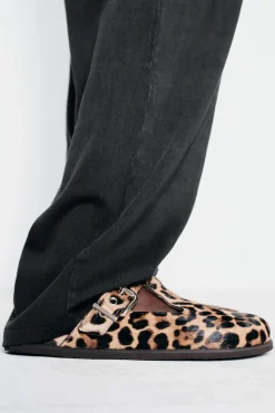 ZARA Sapatos^SOCAS PELE ESTAMPADO ANIMAL Leopardo