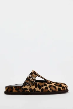 ZARA Sapatos^SOCAS PELE ESTAMPADO ANIMAL Leopardo